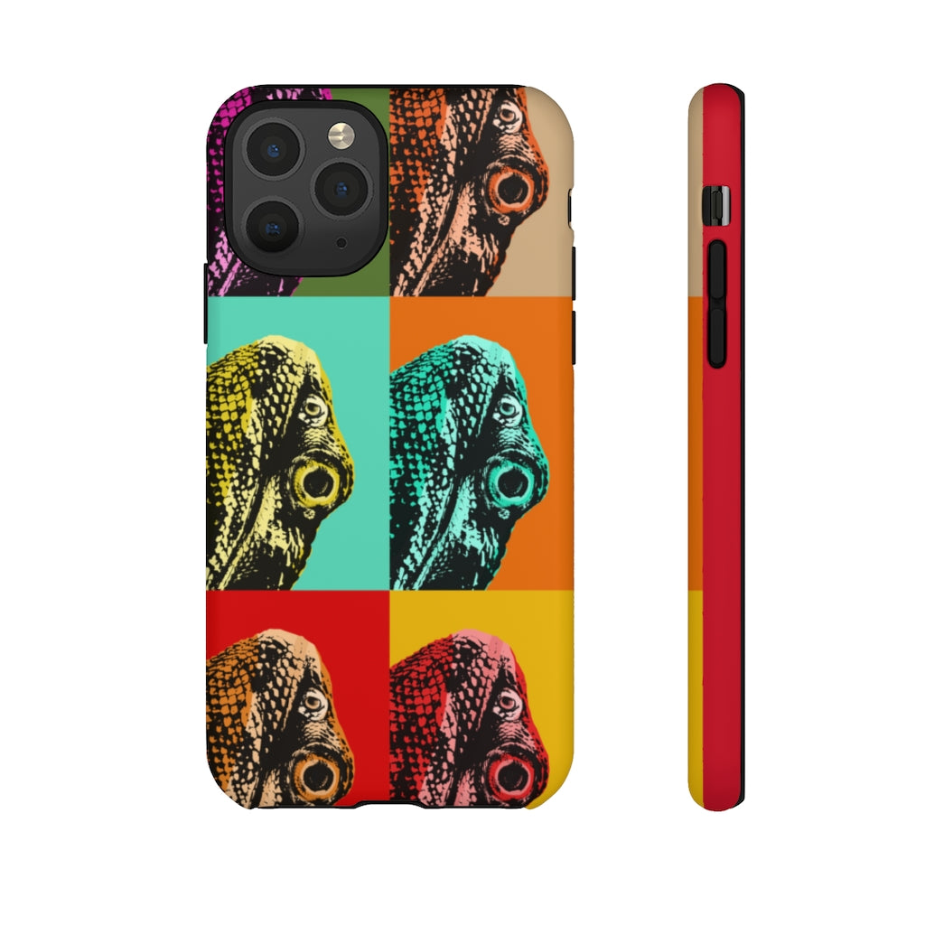 Tough Cases - Retro Popart Bearded Dragon