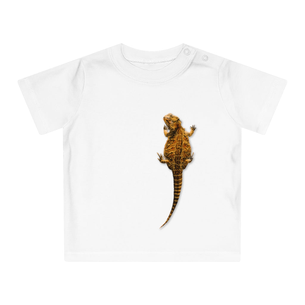Baby T-Shirt -Bearded Dragon on front