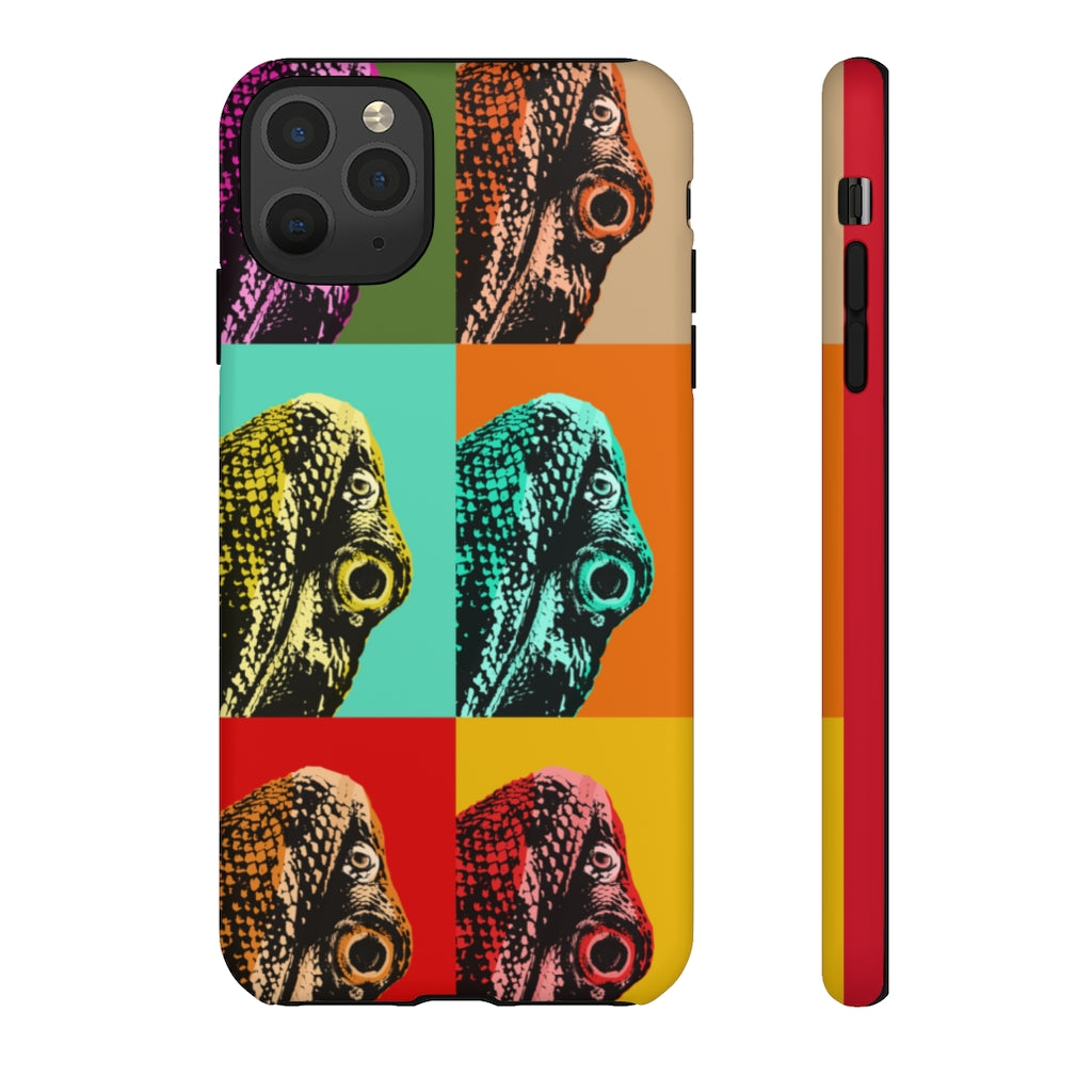 Tough Cases - Retro Popart Bearded Dragon