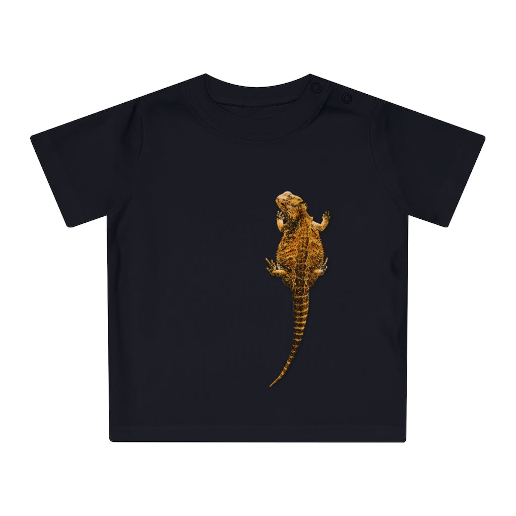 Baby T-Shirt -Bearded Dragon on front