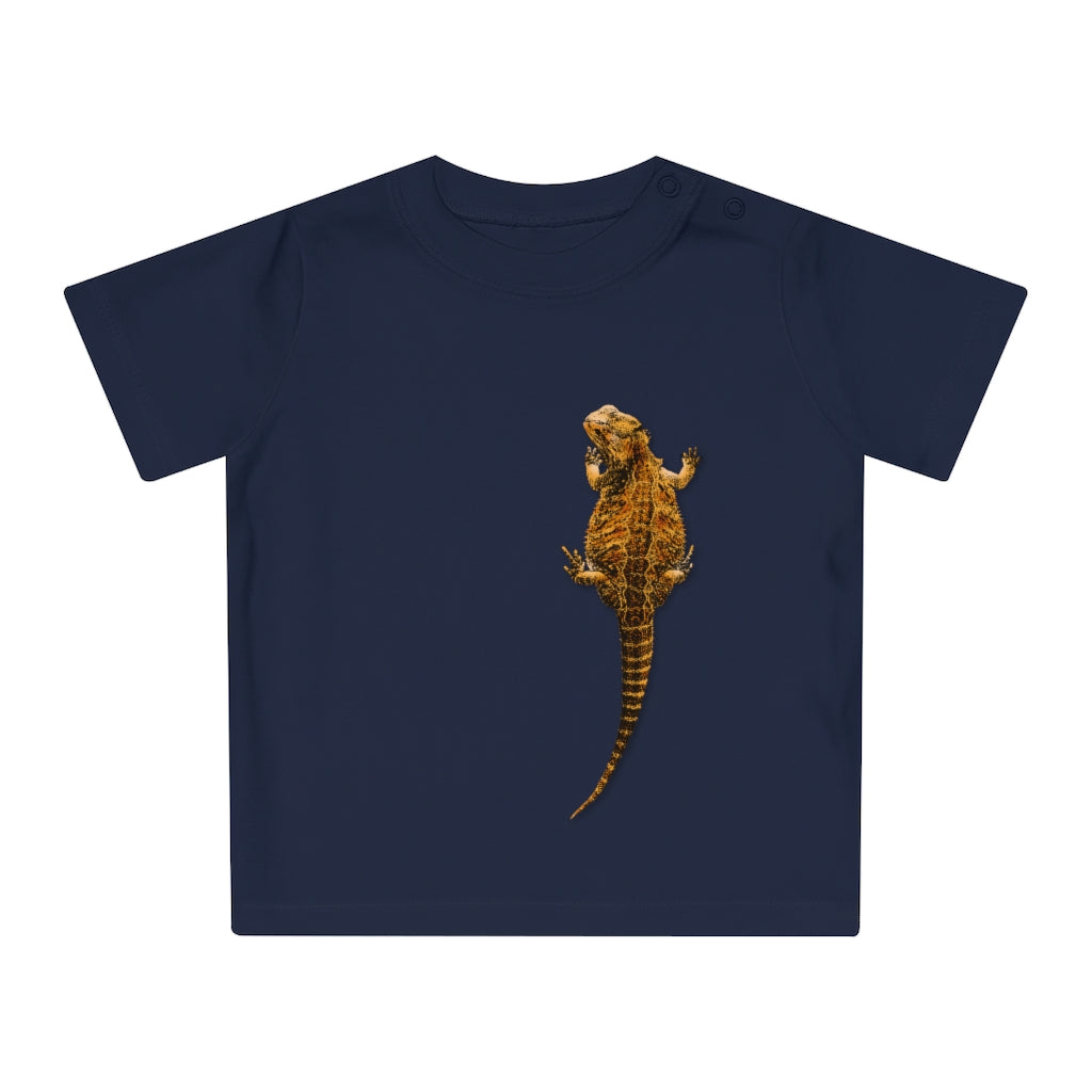 Baby T-Shirt -Bearded Dragon on front