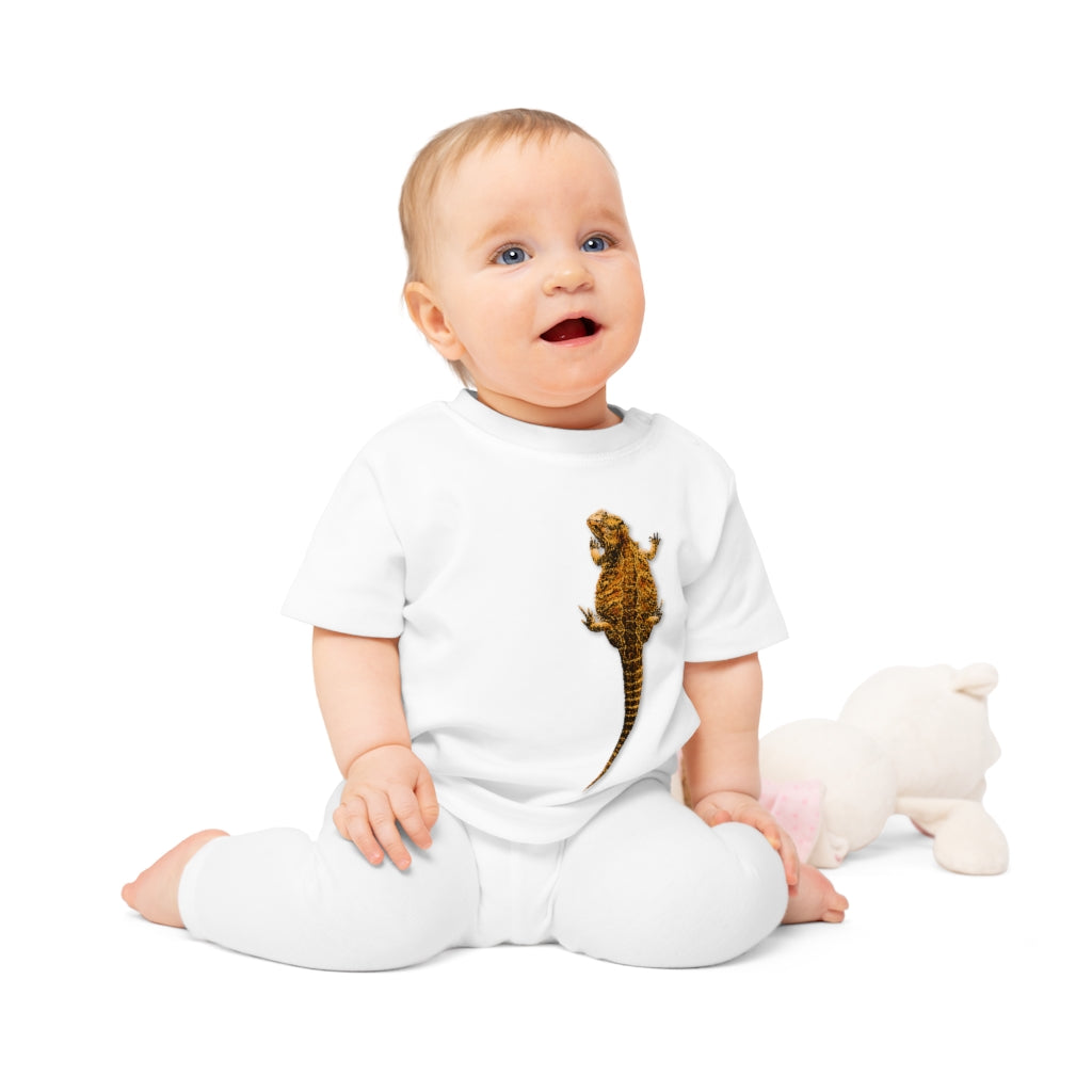Baby T-Shirt -Bearded Dragon on front