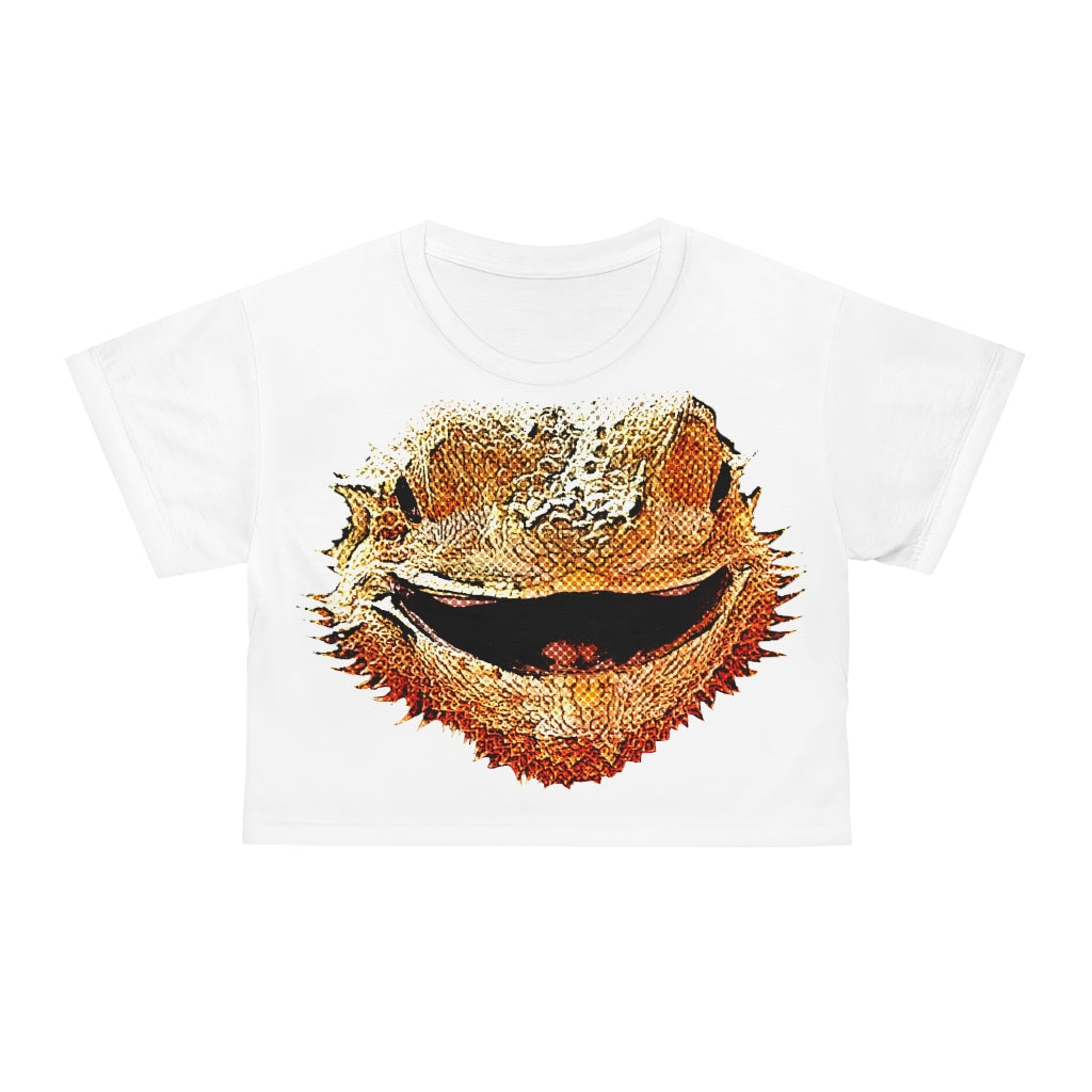 AOP Crop Tee Lizzie Smile