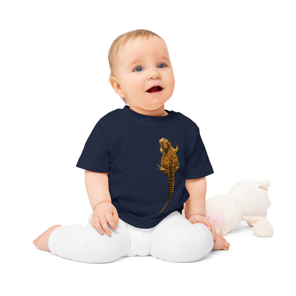 Baby T-Shirt -Bearded Dragon on front