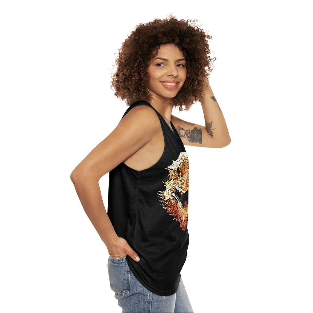 Unisex Tank Top (AOP) Lizzie Smile