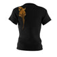 Women's AOP Cut & Sew Tee - Bearded Dragon on back shoulder