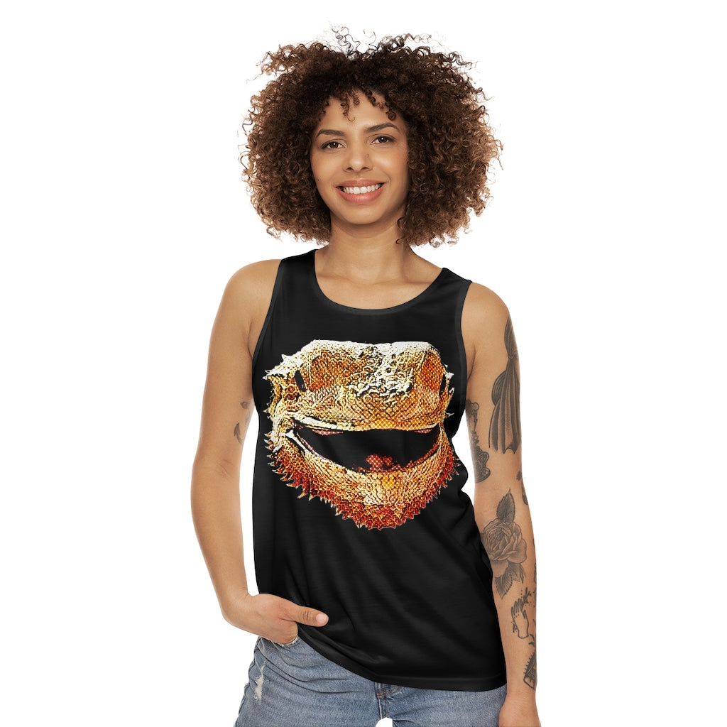 Unisex Tank Top (AOP) Lizzie Smile