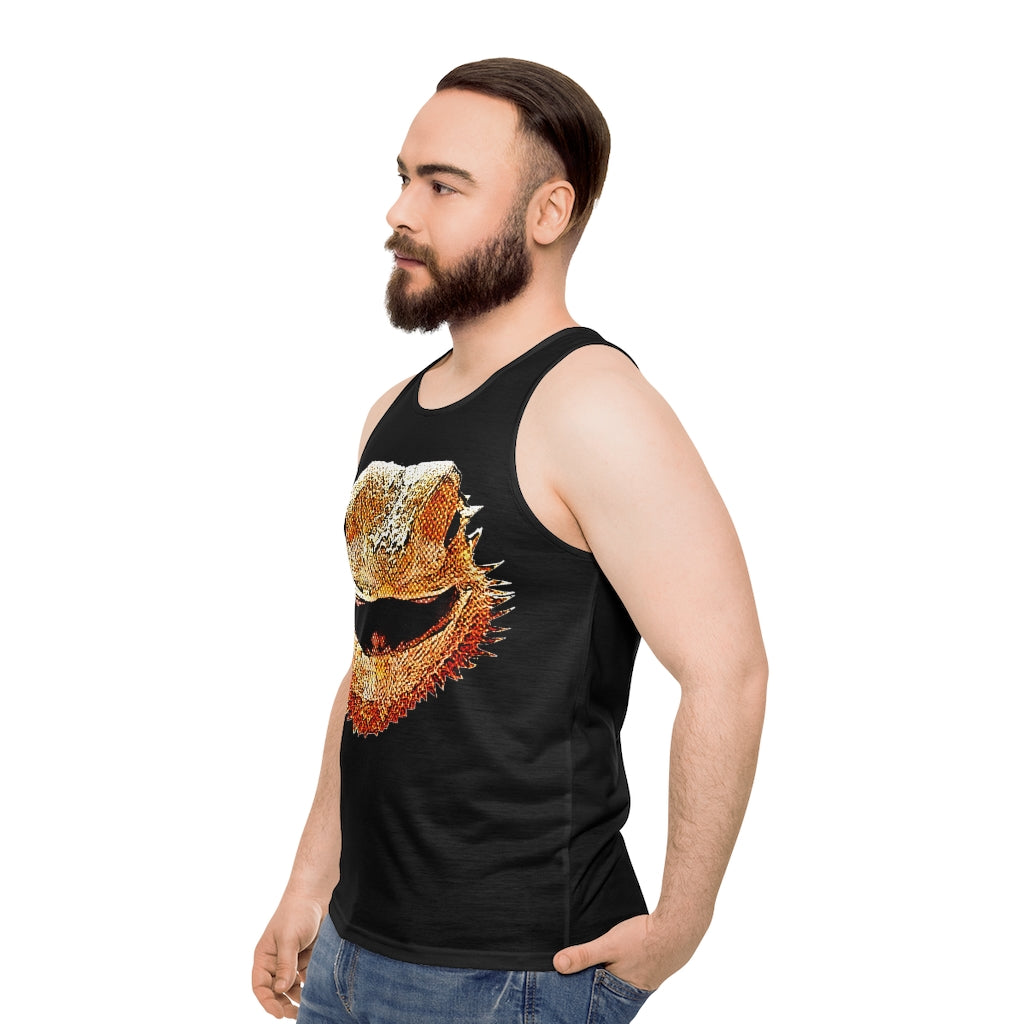 Unisex Tank Top (AOP) Lizzie Smile